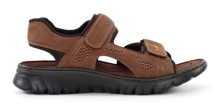 Rieker men's sandals 26761-27 brown - Men's sandals - 135417 - 1