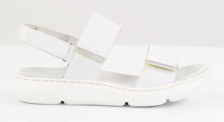 Rieker Sandals 68975-80, white - Rieker women`s sandals - 130947 - 1