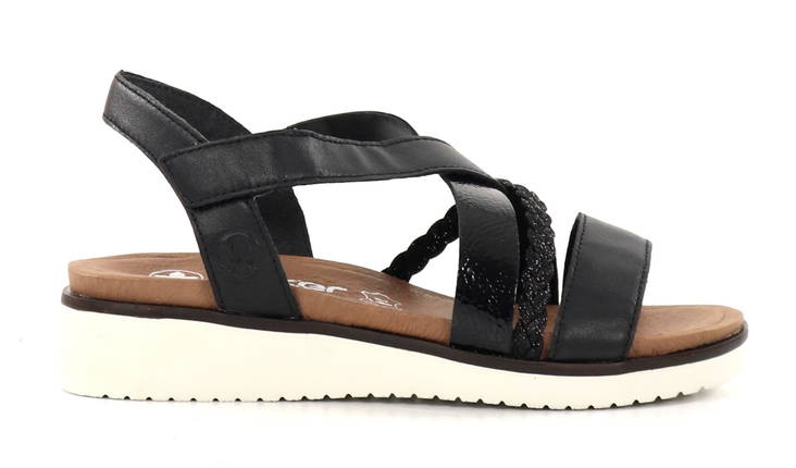 Rieker women's sandals V3773-00 black - Rieker women`s sandals - 135887 - 1