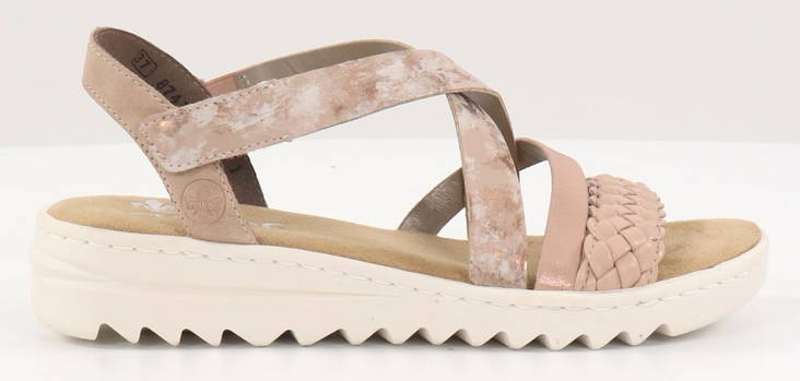 Rieker Sandals V4663-31 pink - Rieker women`s sandals - 133457 - 1