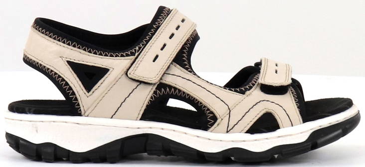 Rieker Sandals 68866-60, beige - Rieker women`s sandals - 130067 - 1