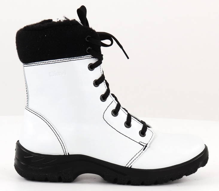 Sievi Leather Ankle Boots Milja, white - Women's ankle boots - 132057 - 1