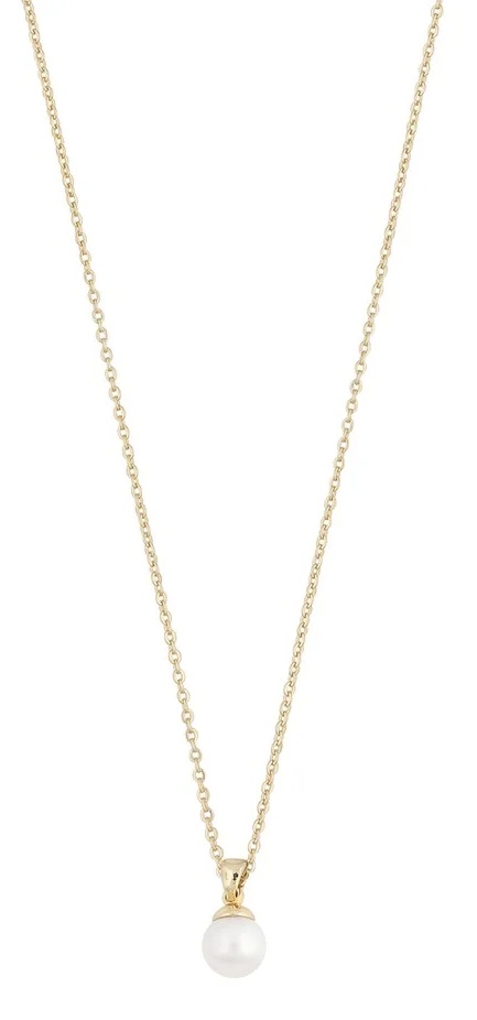 Snö of Sweden Necklace Saga pearl g/white - Necklaces - 134947 - 1