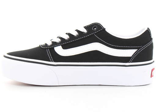 vans ward platform white