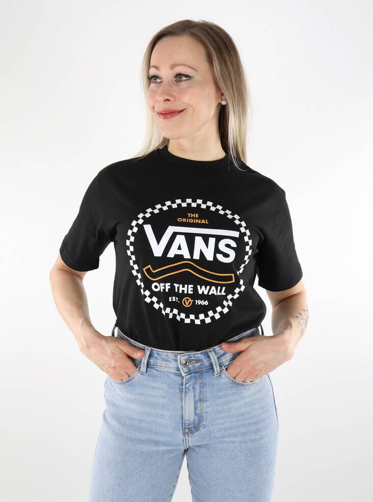 Vans unisex t-shirt Round Off black - Women's T-shirts - 136127 - 1