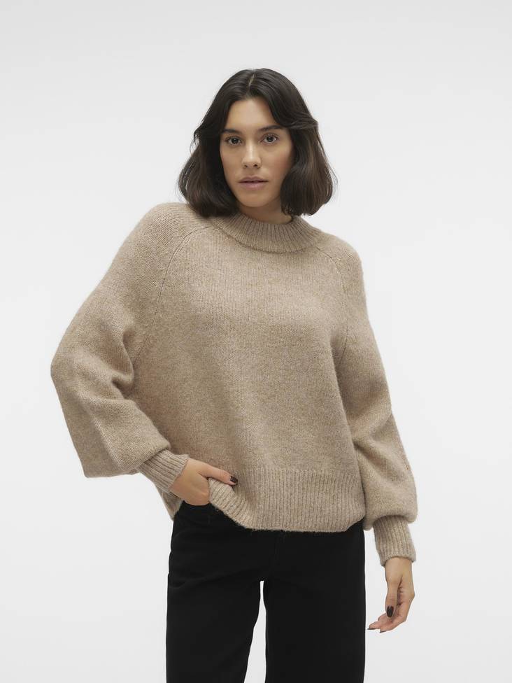 Vero Moda women's sweater silver mink - Women's knitwear - 135017 - 1