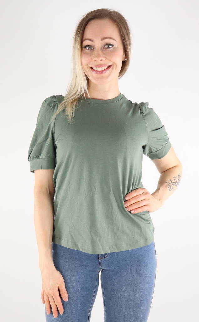 Vero Moda T-Shirt Kerry 2/4 laurel wreath - Women's T-shirts - 131047 - 1
