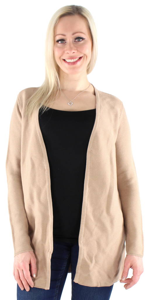 Vila Cardigan Lalaine long, Light Brown - Women's knitwear - 125397 - 1