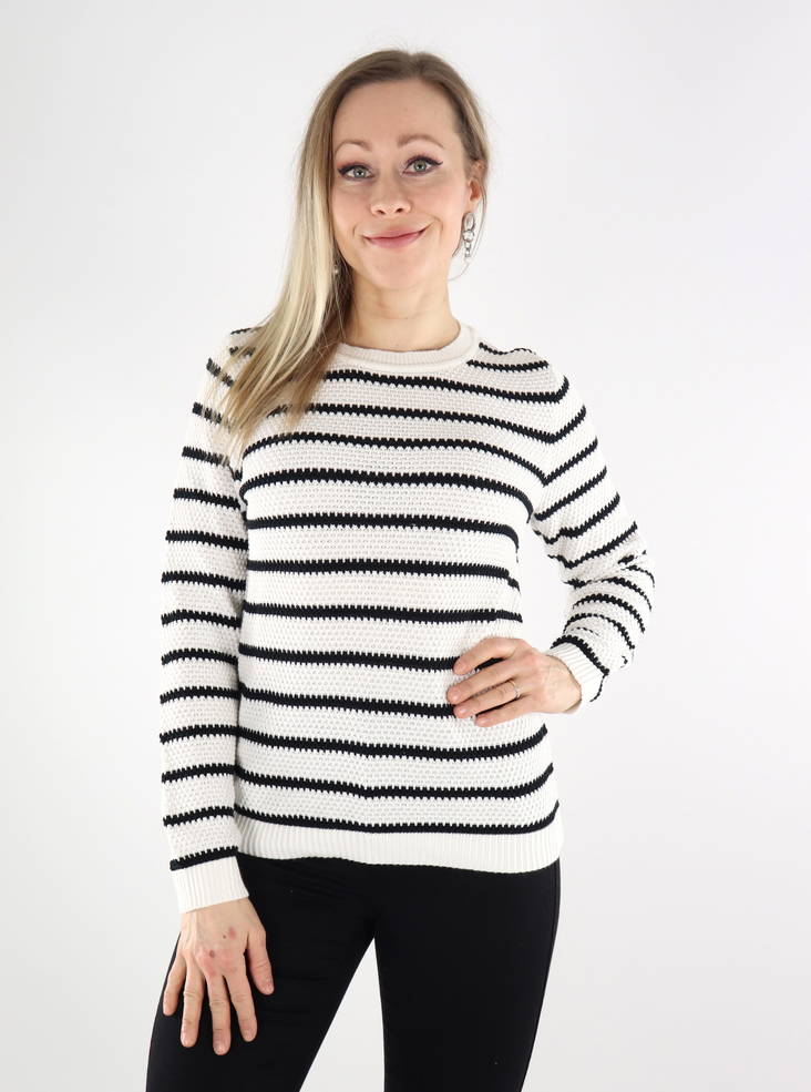 Vila women's sweater black and white - Women's knitwear - 135387 - 1