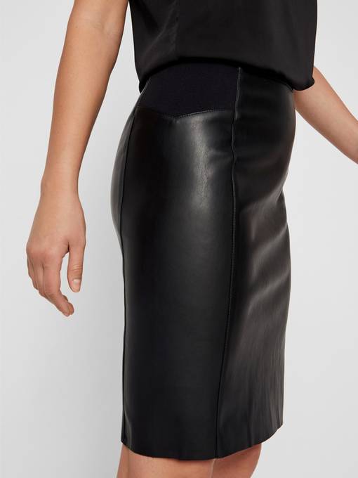 leather skirt vero moda