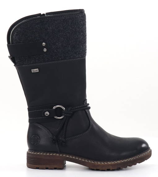 Rieker Women's 78554-24 Tall Zip Winter Boots- Brown