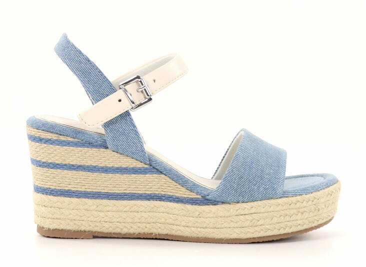 Marco Tozzi women's wedge sandals 28380-42 jeans - Women's sandals - 136077 - 1