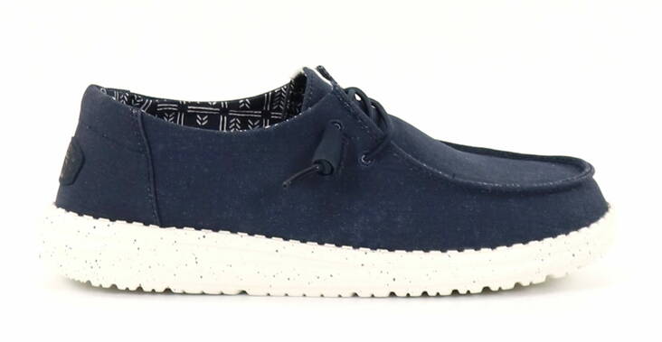 HEYDUDE women's shoes Wendy Stretch navy - Women's walking shoes - 136237 - 1