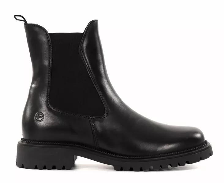 Tamaris women's leather ankle boots 25427-41 black - Tamaris ankle boots - 136547 - 1
