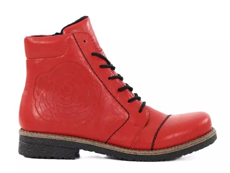 Rieker women's ankle boots 73504-33 red - Rieker ankle boots - 136767 - 1