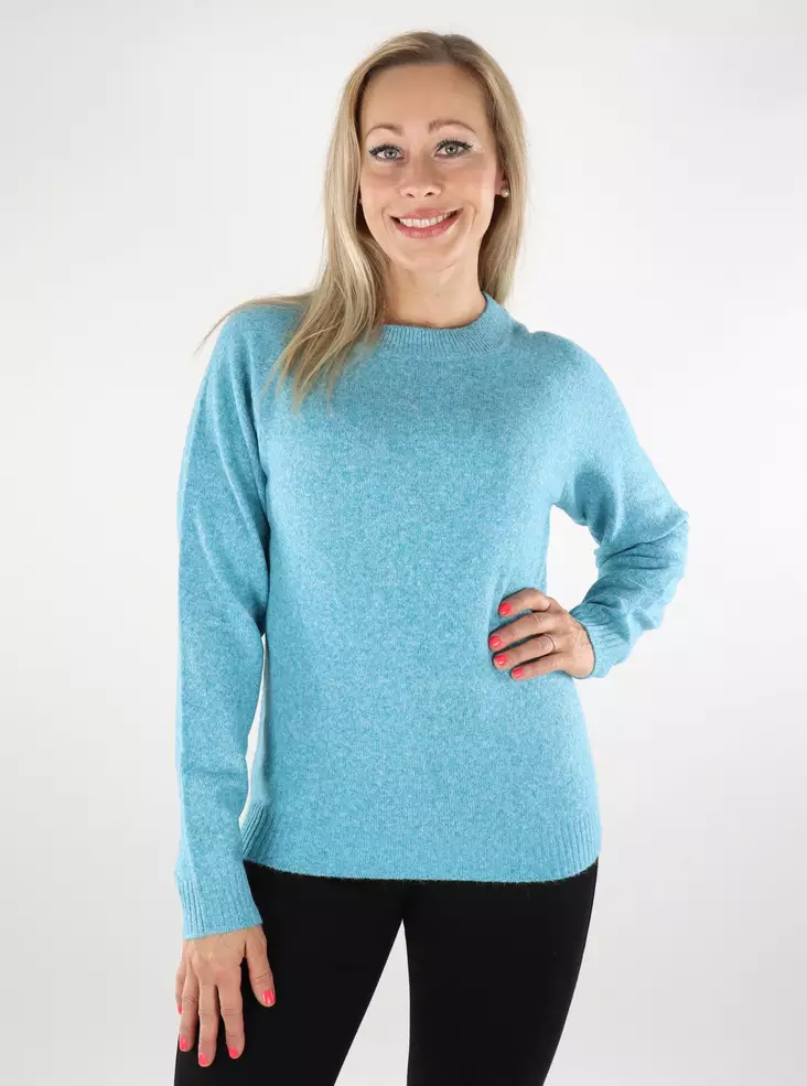 Vero Moda women's sweater Caribbean sea - Women's knitwear - 136777 - 1