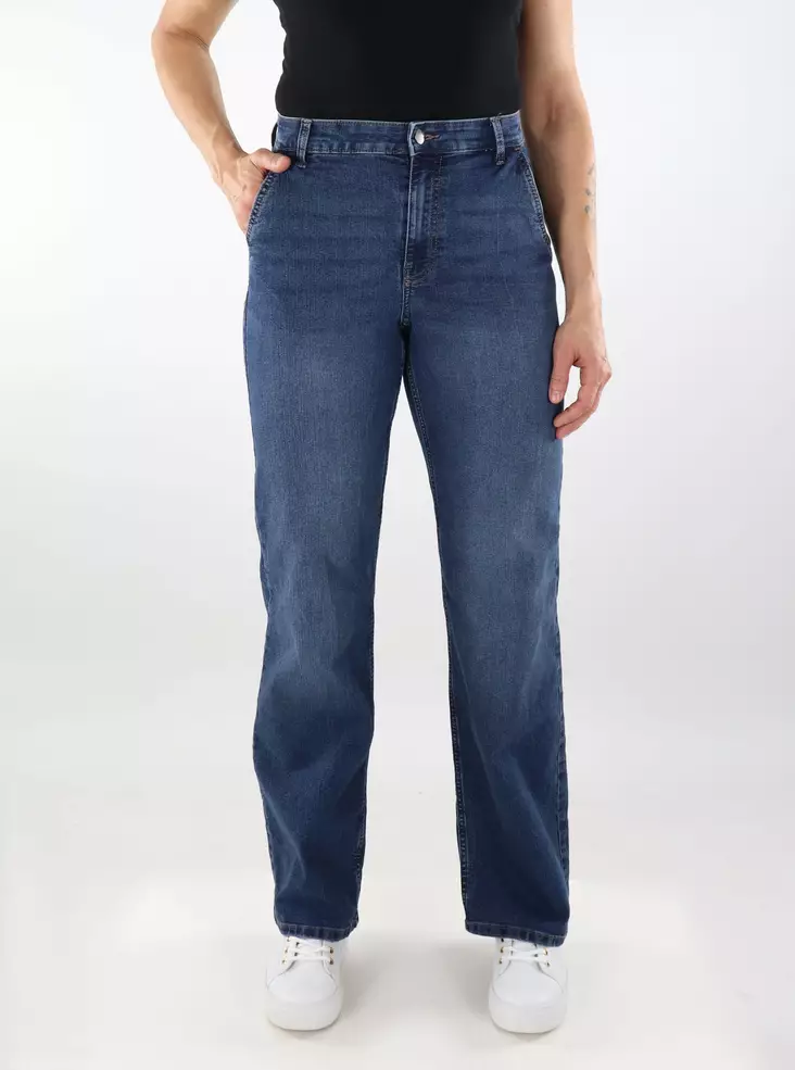 JDY women's straight leg jeans Moon HW Straight medium blue - Women's jeans - 136887 - 1