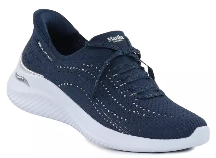 Skechers Sneakers 150643/NVY ARCH FIT ULTRA FLEX 3.0 METALLIC GRACE Navy - Skechers women`s sneakers - 141477 - 1