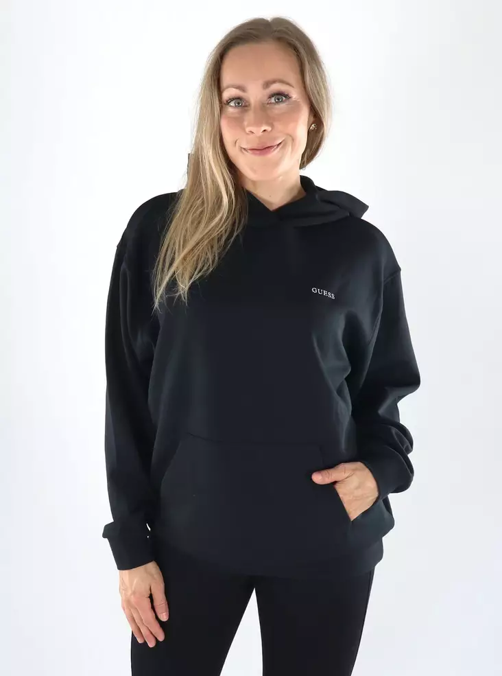 Guess hoodie Nat V6YQ27K5146-JBLK black - Women's hoodies and colleges - 141397 - 1