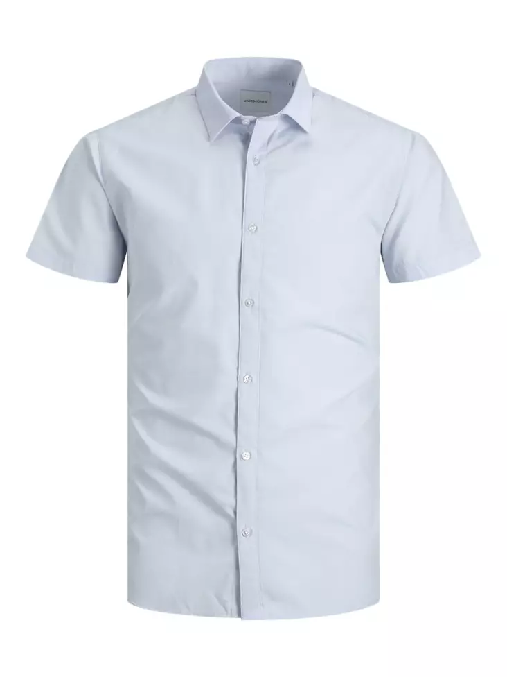 Jack&Jones short-sleeved dress shirt JJJOE cashmere blue - Men's dress shirts - 138657 - 1