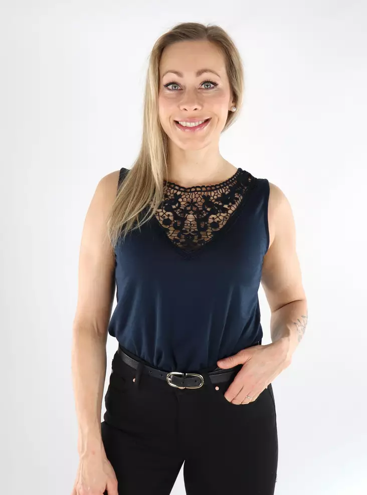 JDY women's lace top JDYDODO sky captain - Women's tank tops - 138537 - 1