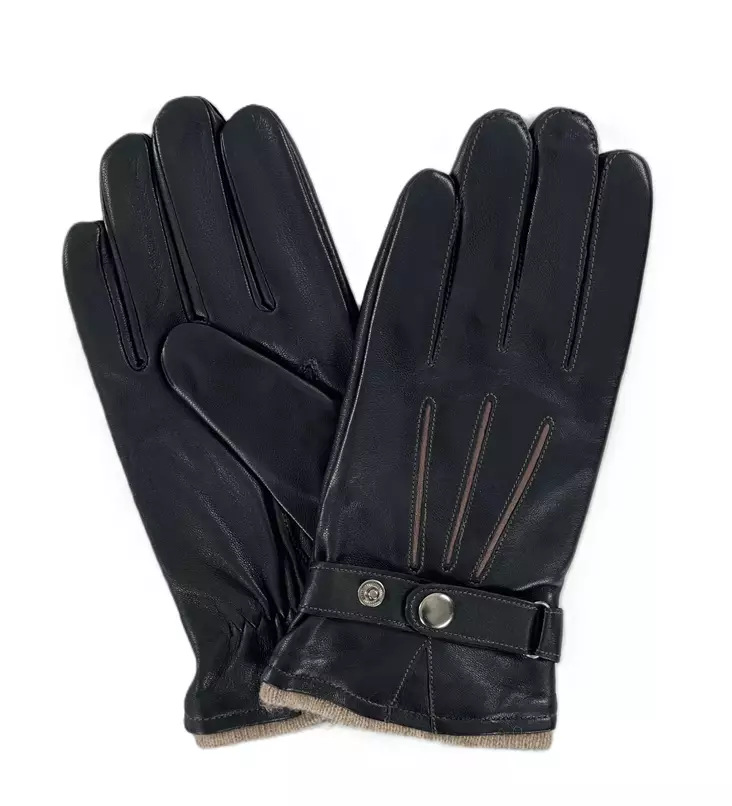 Migant leather gloves NPG130 black - Men's gloves, scarfs and caps - 139947 - 1