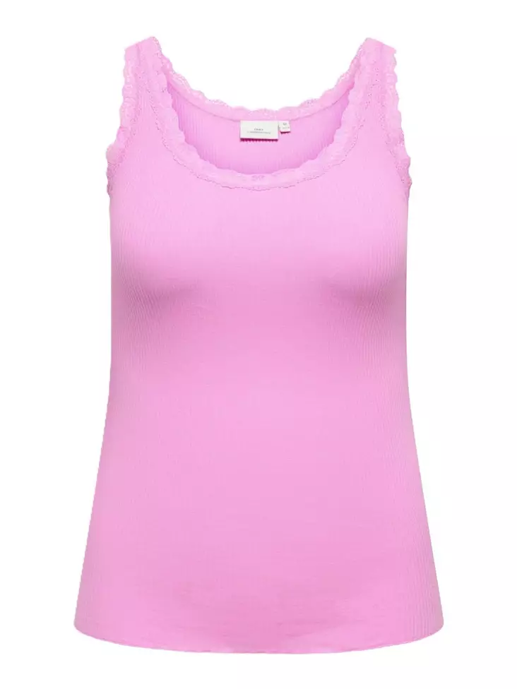 Only Carmakoma Top begonia pink - Women's tank tops - 140807 - 1