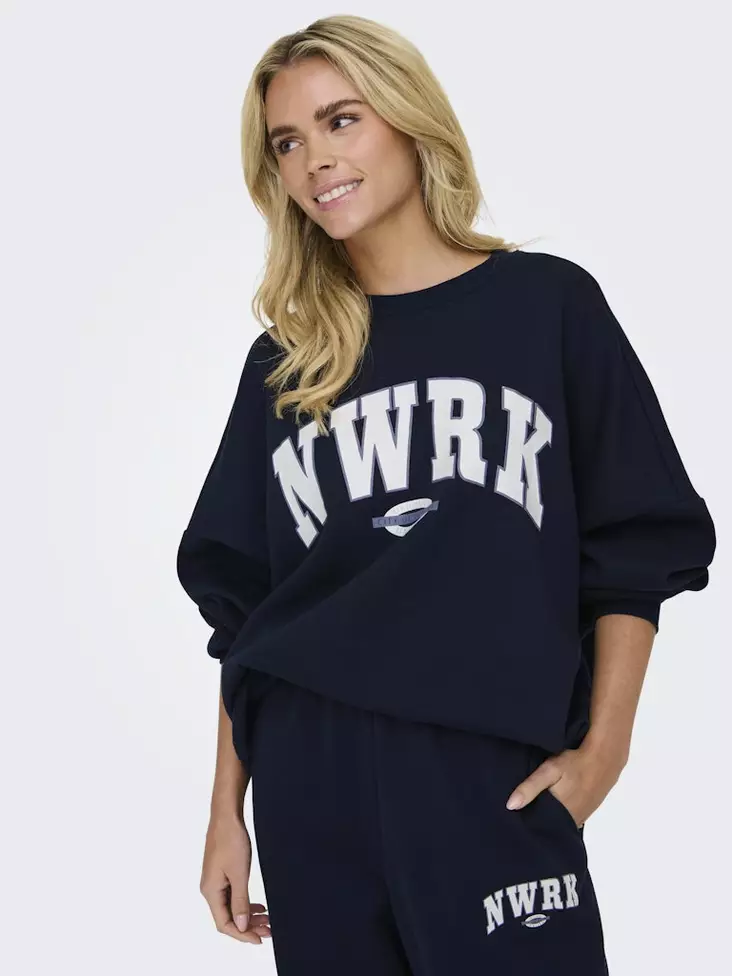 Only women's Sweatshirt Club navy blazer - Women's hoodies and colleges - 137667 - 1
