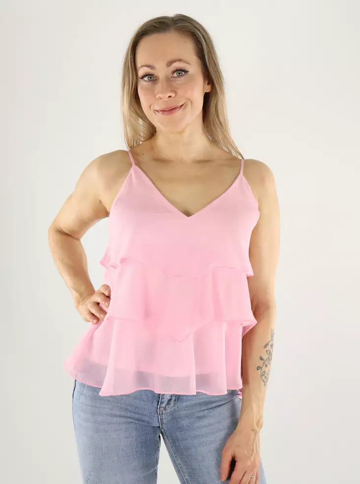 Only top flounce romance rose - Women's tank tops - 140927 - 1