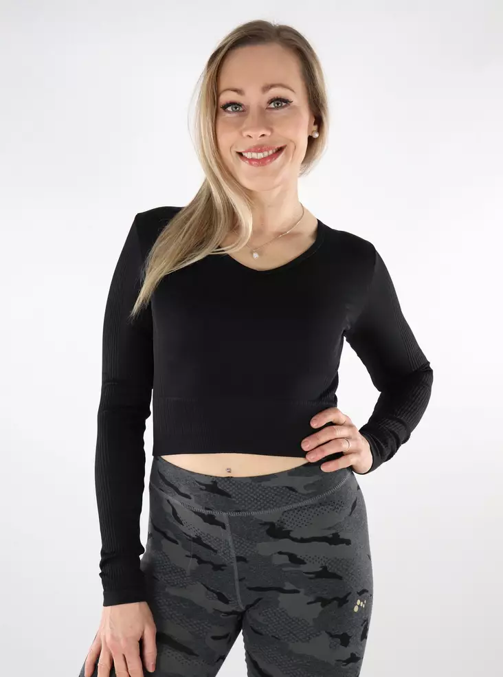 Only Play women's technical shirt Free Short black - Women's sports shirts - 137527 - 1