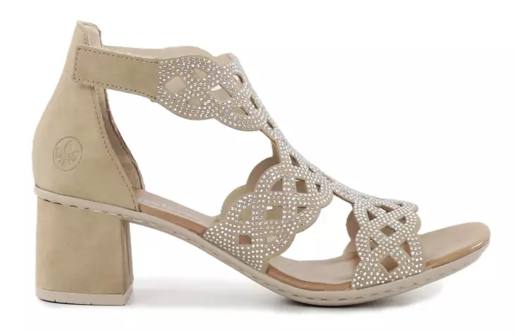 Rieker women's sandals 64773-61 beige - Rieker women`s sandals - 138307 - 1