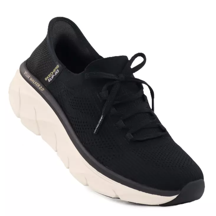 Skechers women's wide-soled sneakers 150105/BKTN D'LUX WALKER 2.0 - THRILL MOVEMENT black/tan - Skechers women`s sneakers - 138067 - 1