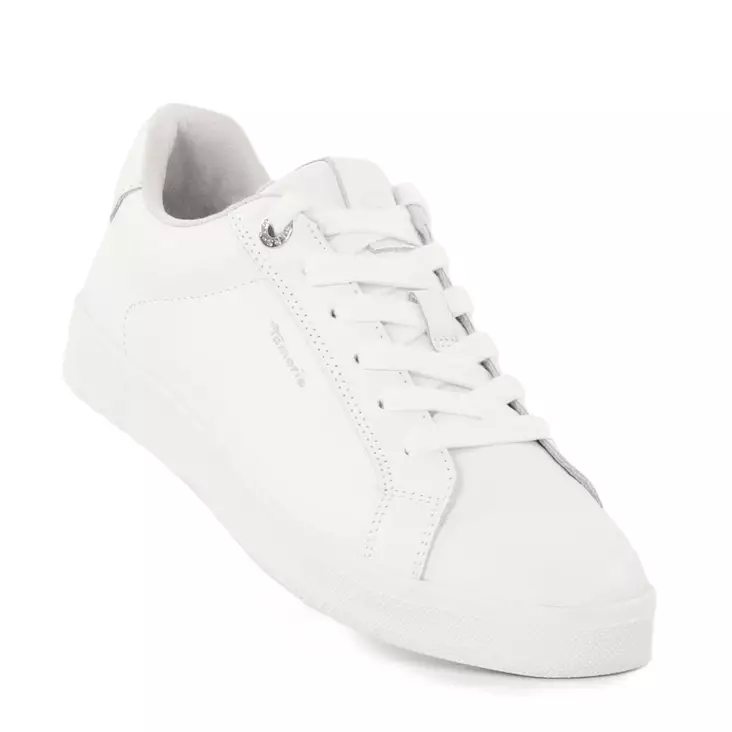Tamaris women's genuine leather sneakers 23622-42 white uni - Women's sneakers - 138047 - 1