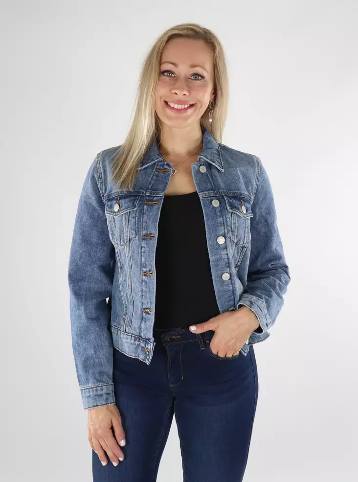 Vero Moda Denim Jacket medium blue - Women's denim jackets - 136527 - 1