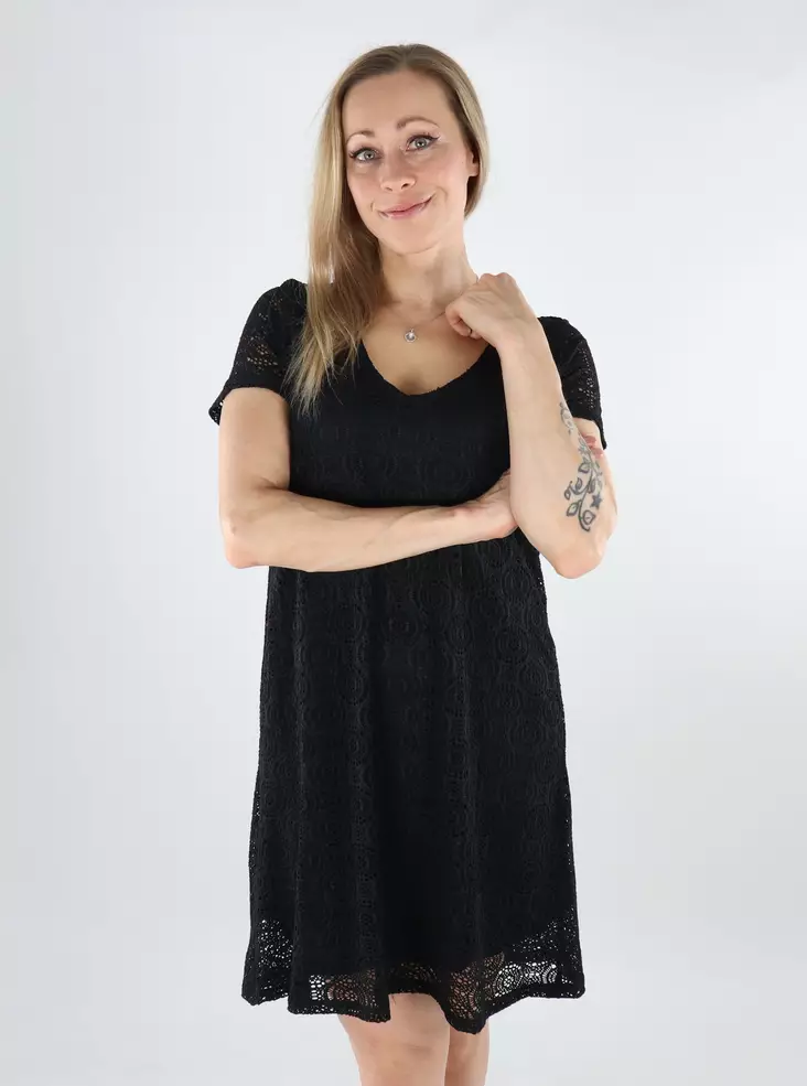 Vero Moda lace dress V-Neck black - Dresses and tunics - 138567 - 1