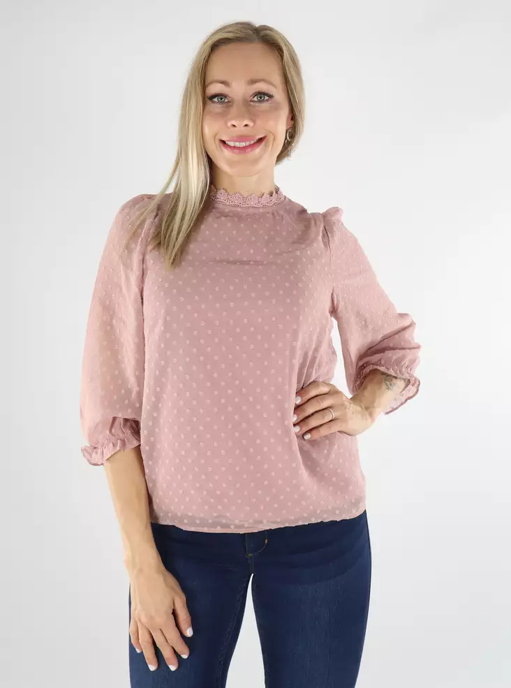 Vila Shirt pale mauve - Women's long sleeved shirts - 136537 - 1