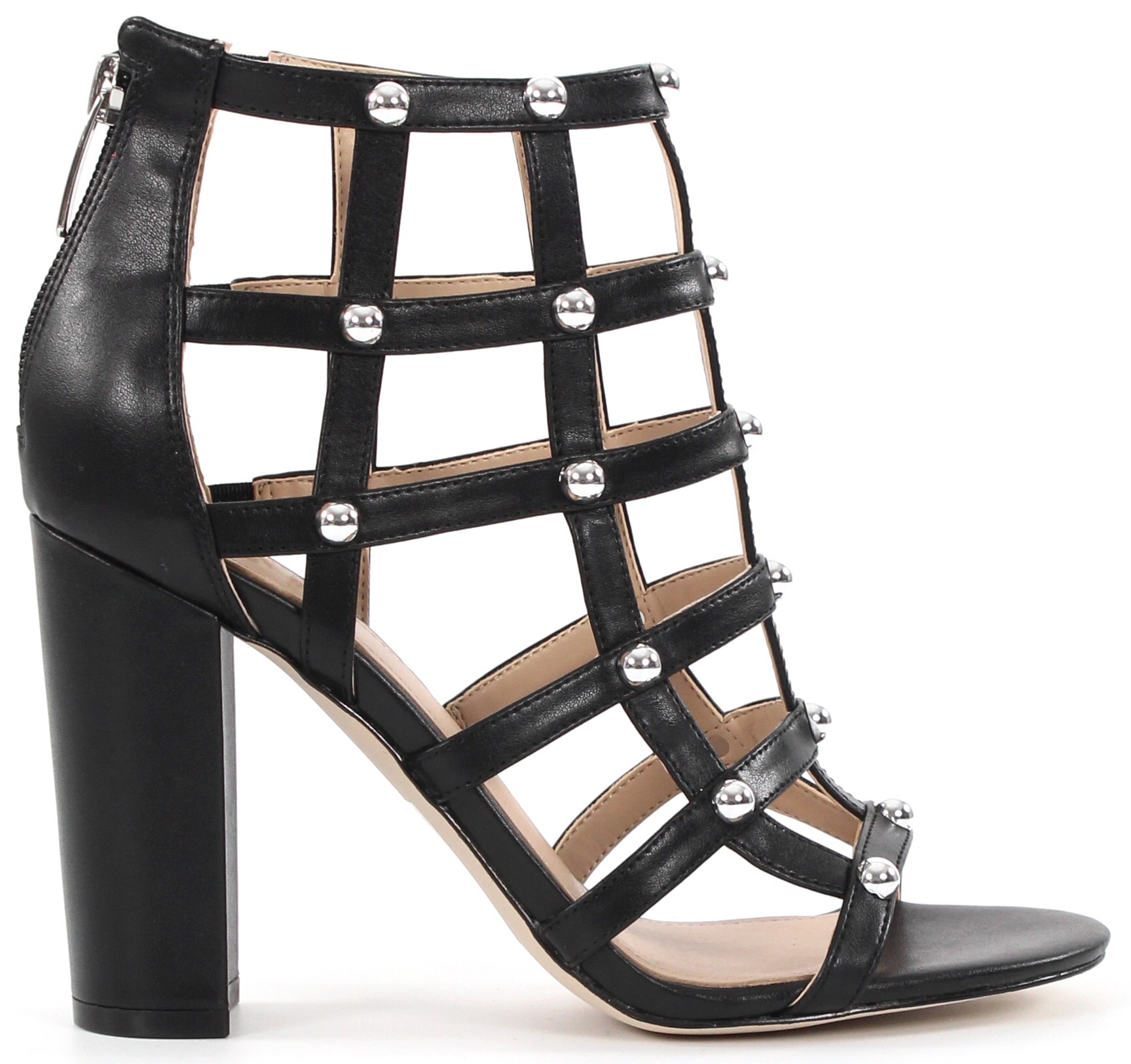 black guess high heels