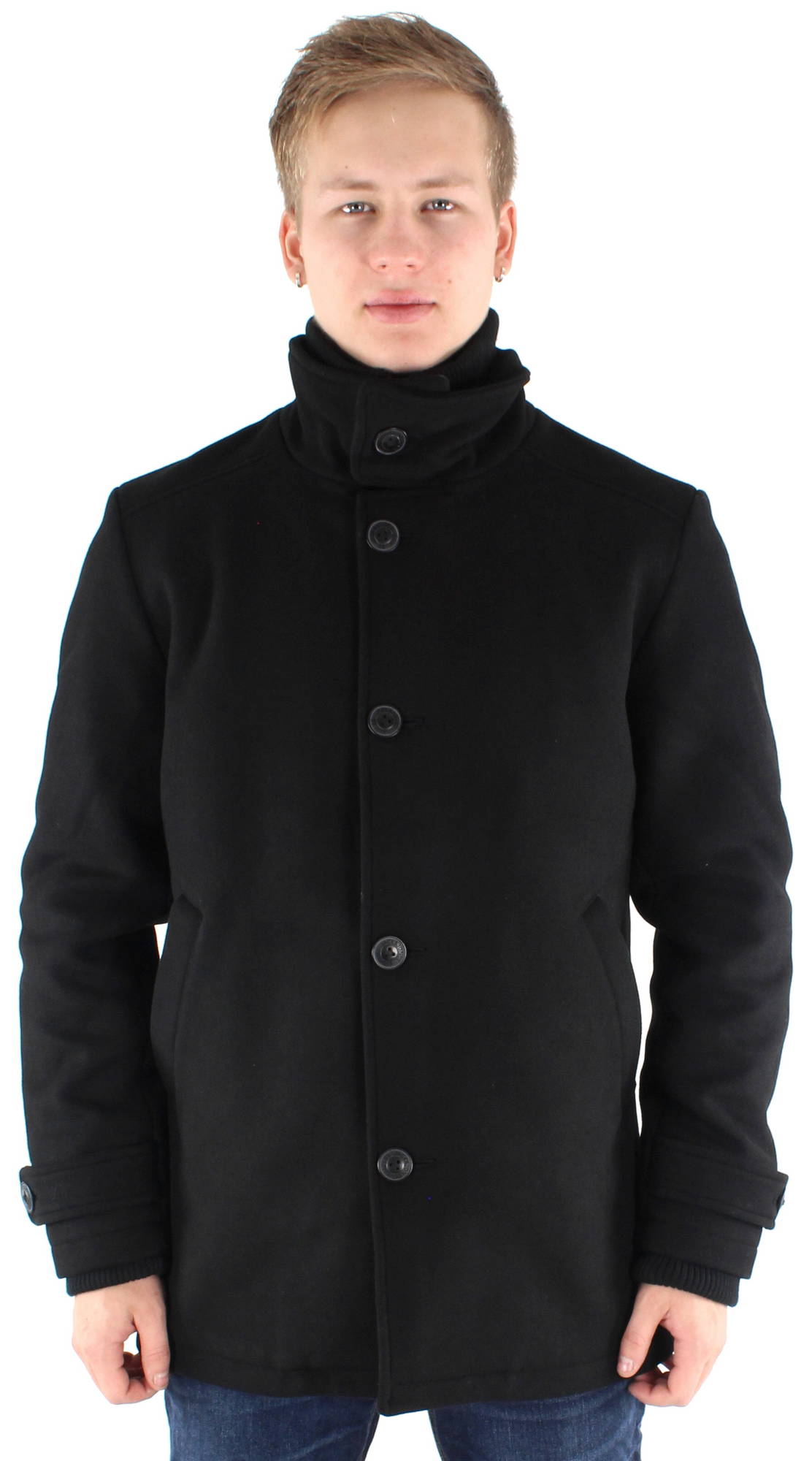 Jack&Jones Wool Coat Joe, Black webstore