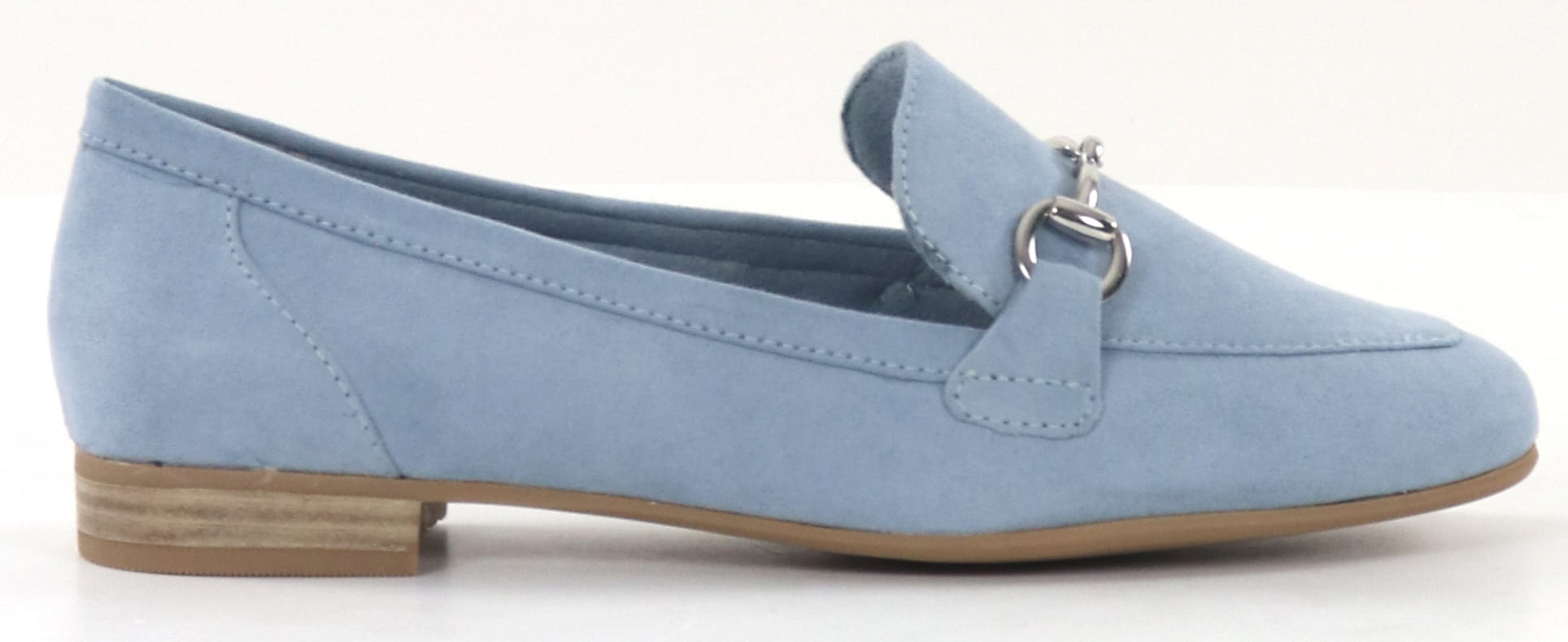 MARCO TOZZI Mocassin Femme – Chaussure Confort En Textile, Semelle Plastique, Pointe Carrée, Hauteur Tige 6 Cm, Fabriqué Au Myanmar