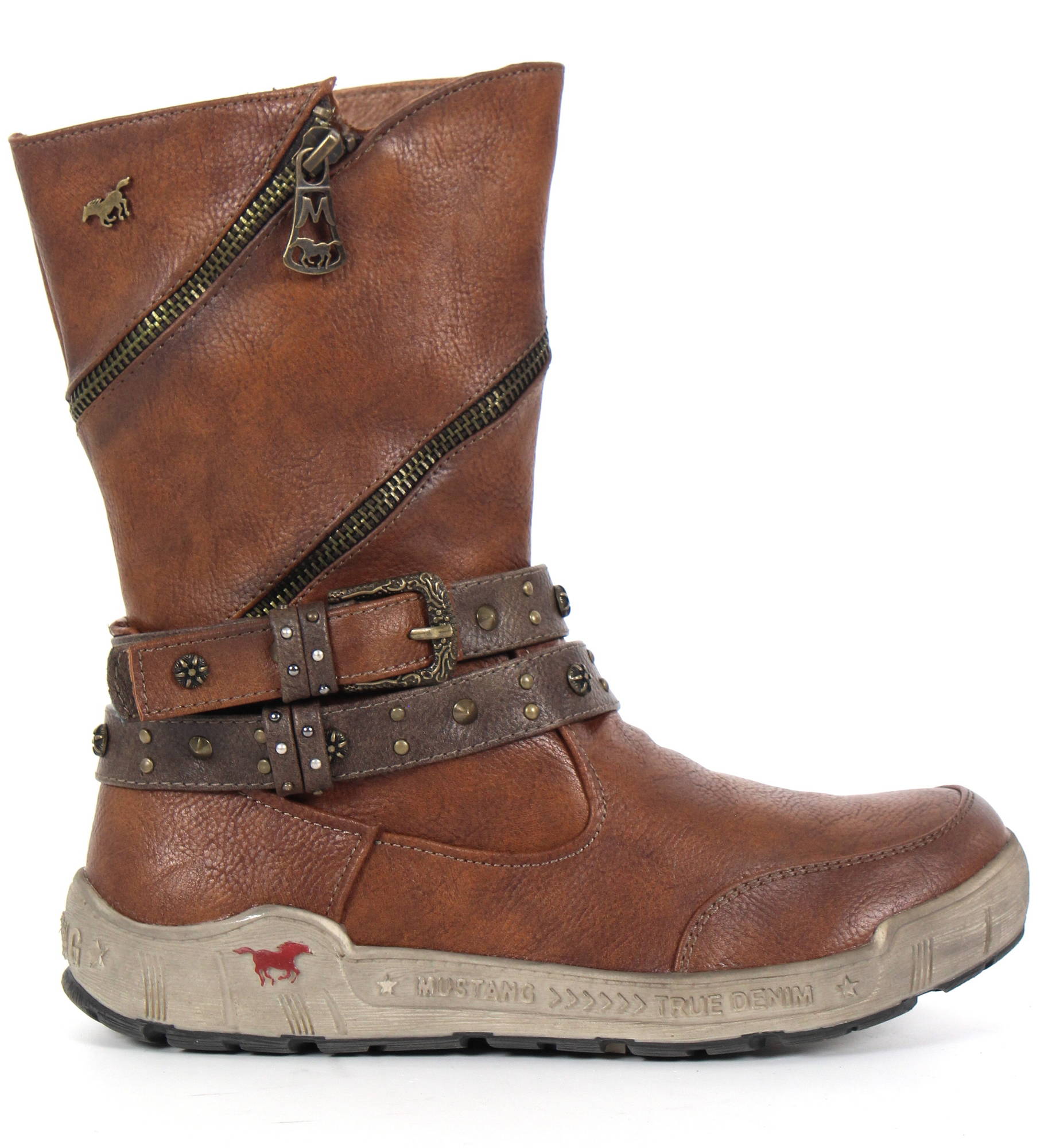 mustang kastanie boots