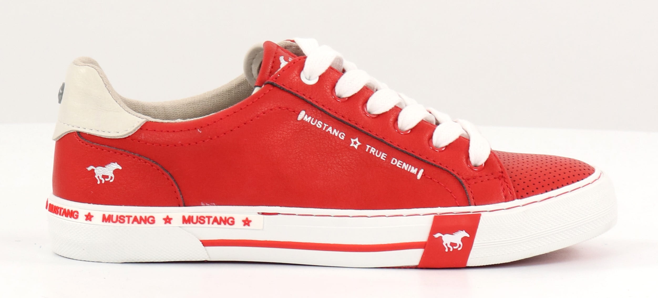 Mustang 1378-301-820 navy dámské polobotky na klínku | - obuv s