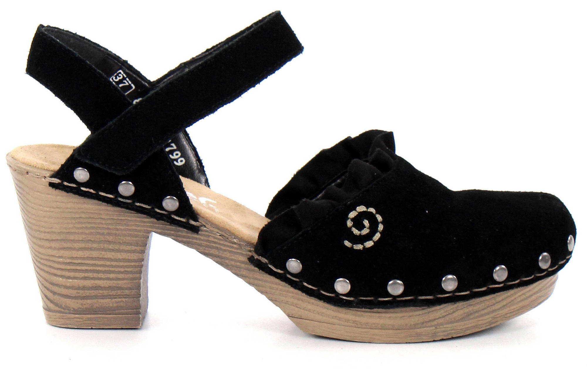 rieker sandals black