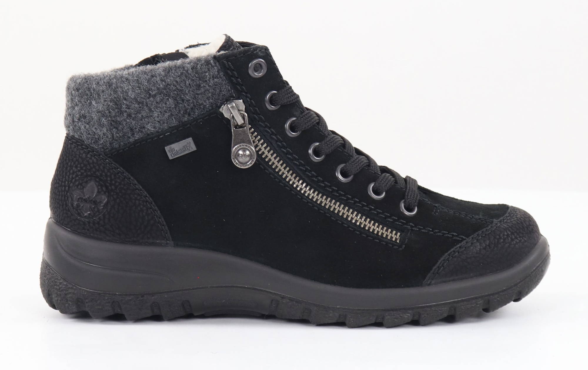 rieker leather ankle boots