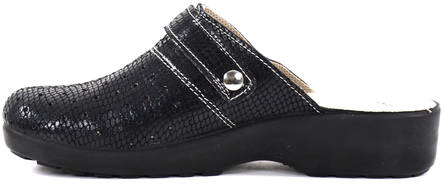 Golden Fit Mules 616 high-gloss black - Women's work shoes - 127958 - 2
