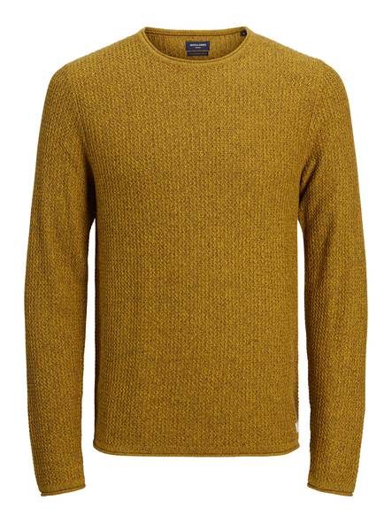 Jack&Jones Sweater Blucarlos olive oil - Men's knitwear - 132028 - 1