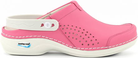 Nursing Care Machine washable clogs WG3AP09 fuchsia - Women's work shoes - 112318 - 2