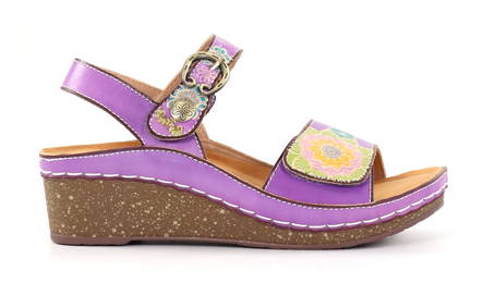 Laura Vita women's sandals Facscineo 0122 lilac - Women's sandals - 135538 - 1