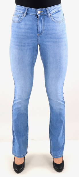 Only Jeans Blush mid flare light blue - Women's jeans - 132858 - 1
