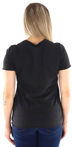 Only T-Shirt reg black/lover - Women's T-shirts - 133988 - 2
