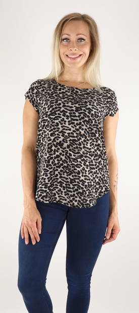 Only T-Shirt pumice stone/leo - Women's T-shirts - 131498 - 1